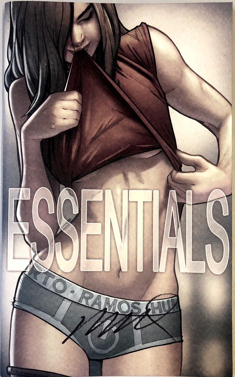 NEW SDCC 2017 TOUR HUMBERTO RAMOS ESSENTIALS COLORED SKETCHBOOK SIGNED SOFTCOVER