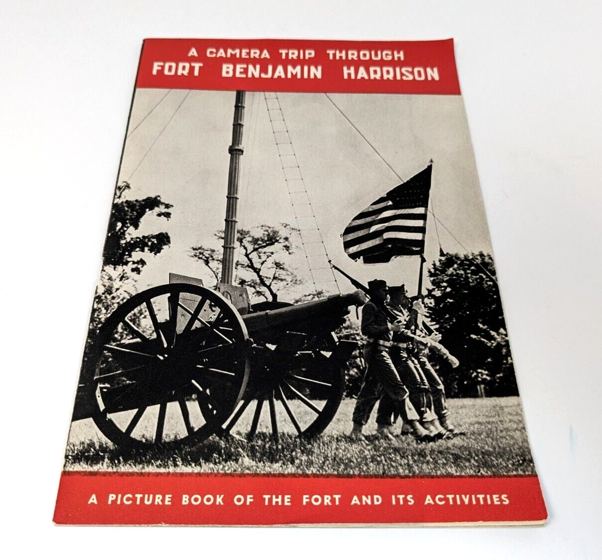 Fort Benjamin Harrison Booklet Camera Trip Indiana WWII Military Ephemera Photos