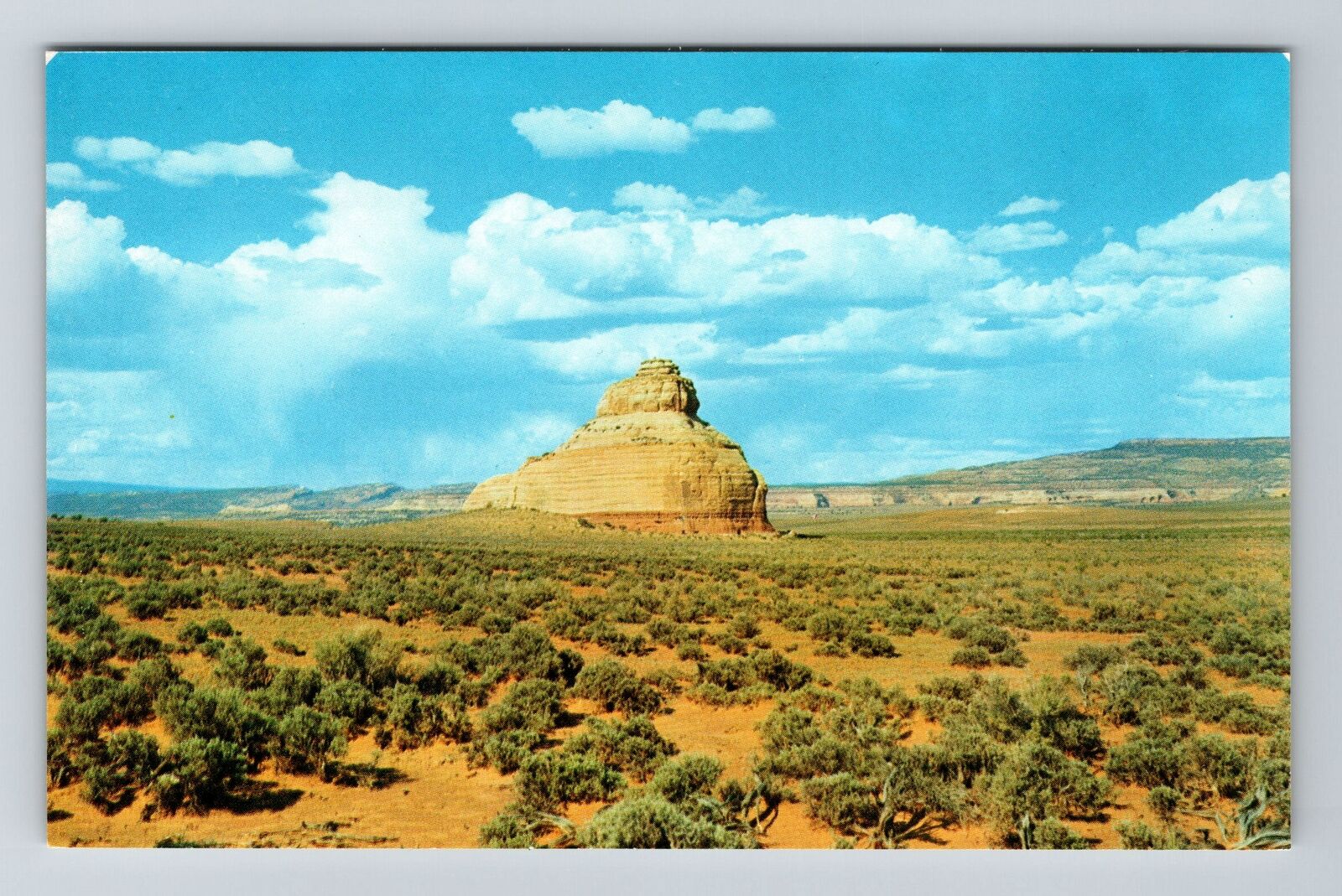 Monticello UT-Utah, Church Rock, Vintage Postcard