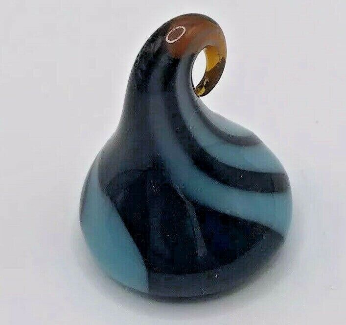 WILLOW CREEK GLASS CO. Candy-Shaped Art Glass Piece 