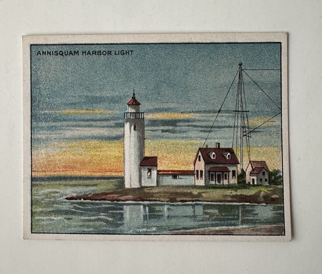 1911 Hassan T77 Lighthouse ANNISQUAM HARBOR LIGHT