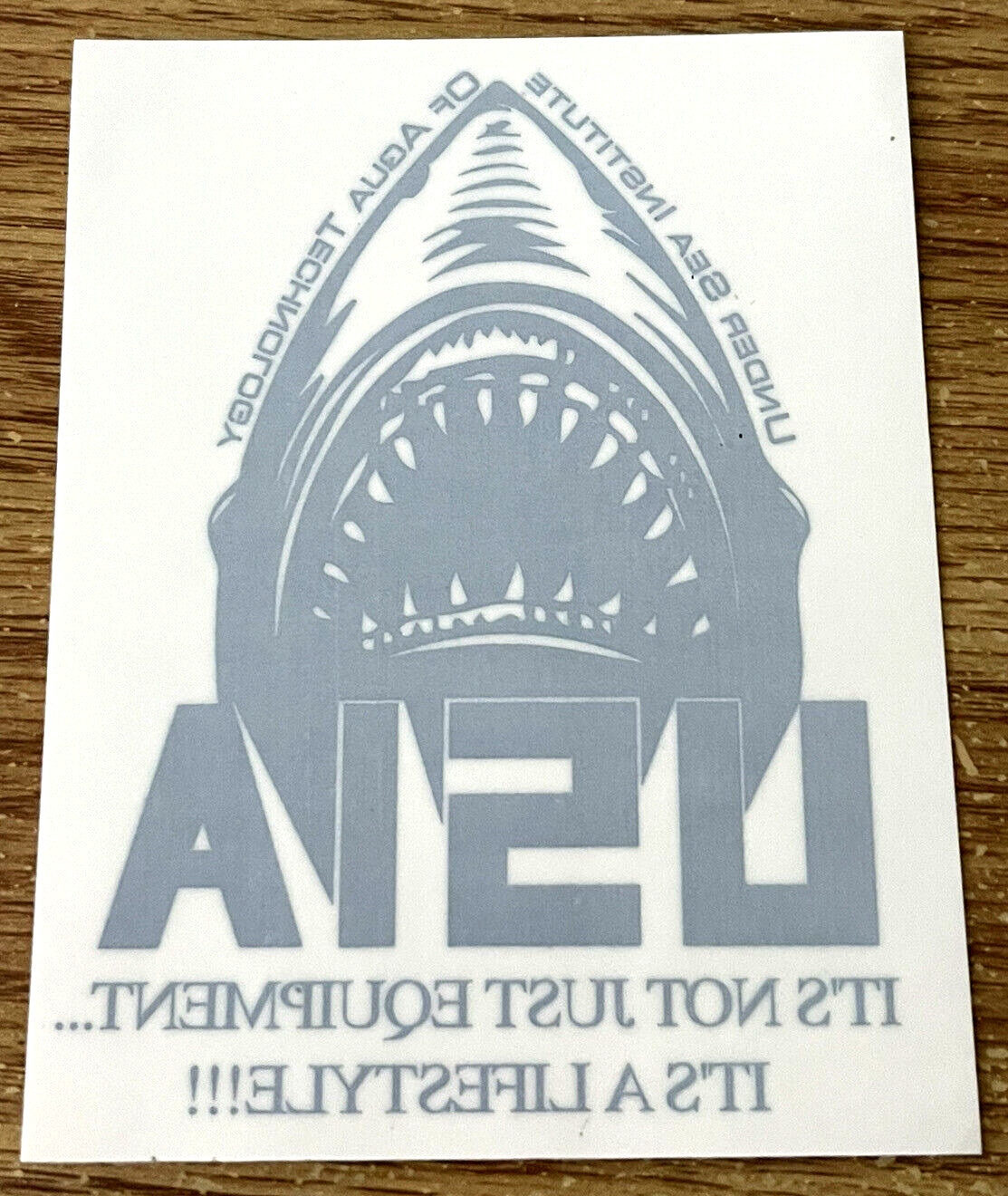 USIA Under Sea Institute Of Aqua Technology Sticker \