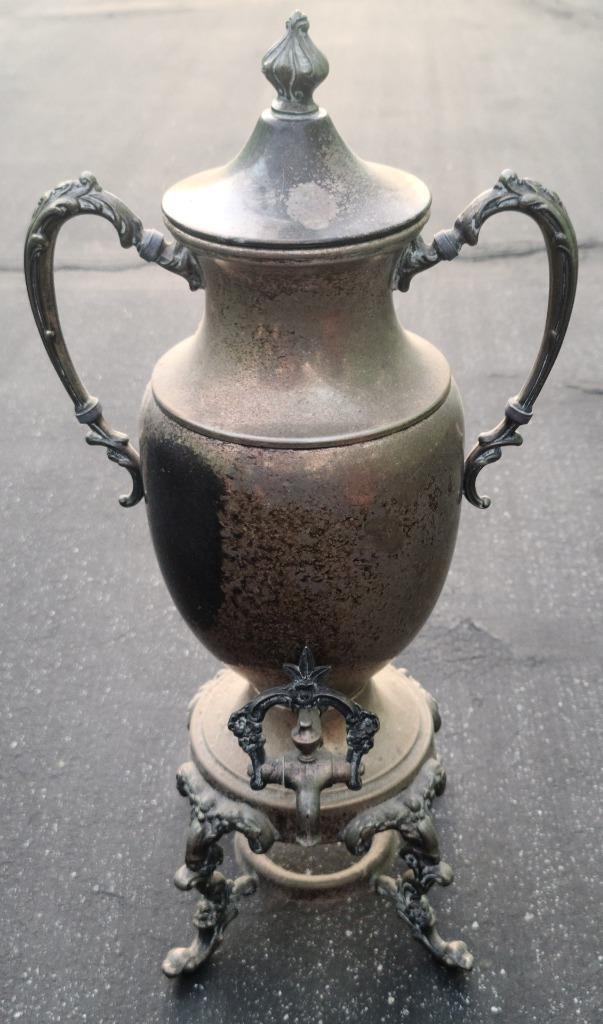Vintage Silverplated Footed Coffee Urn – Sheridan – GDC – GORGEOUS ORNATE DESIGN