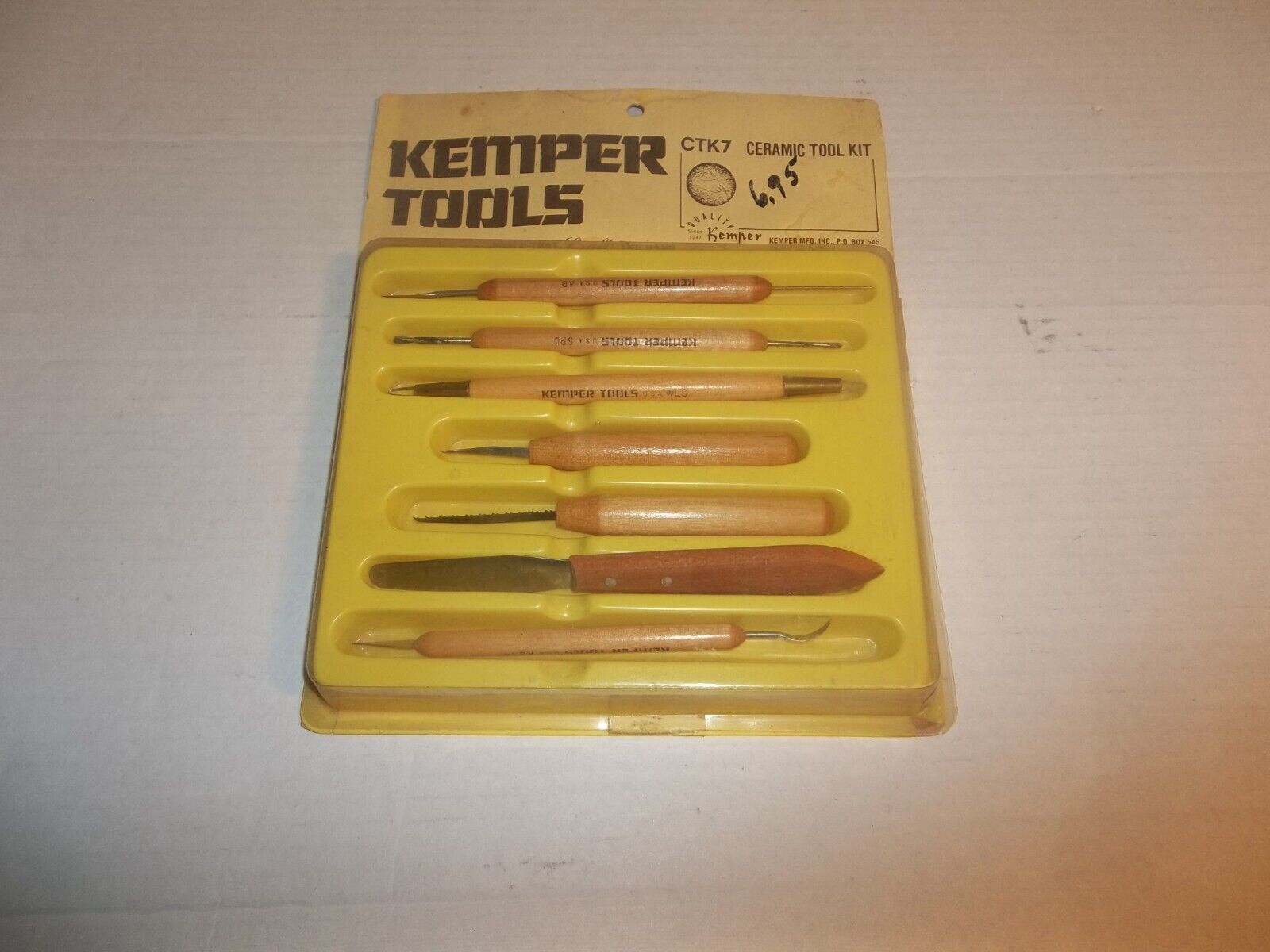 Vintage Kemper Tools CTK7 Ceramic Tool Kit Complete w/ Packaging