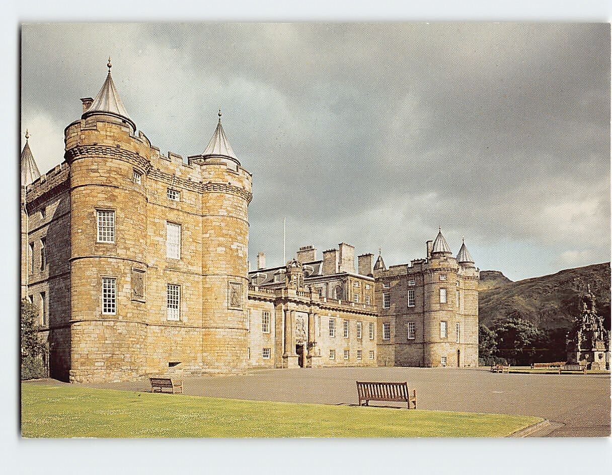 Postcard Palace of Holyroodhouse West Front Edinburgh Scotland