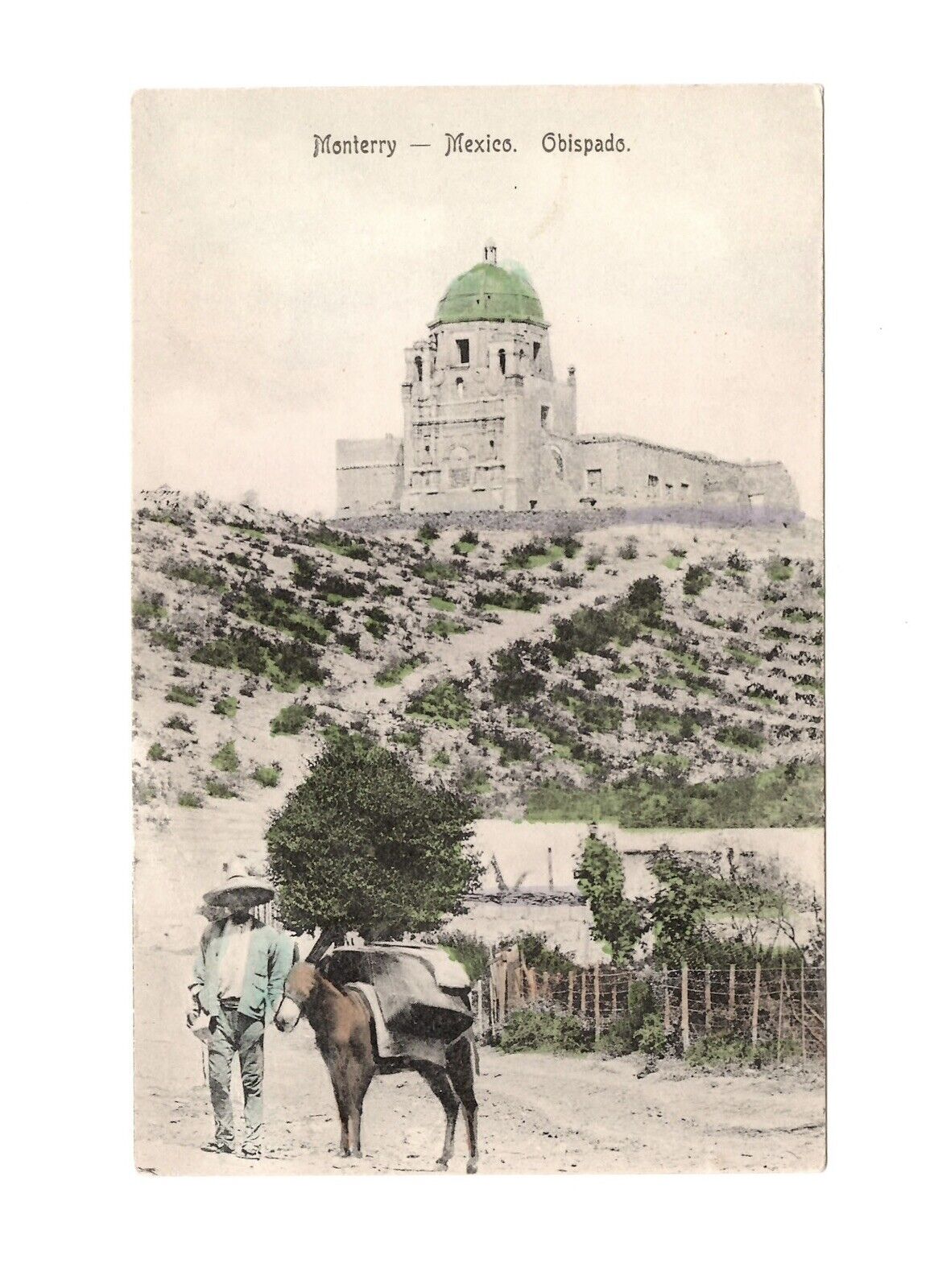Monterrey, Mexico Obispado Vintage Postcard