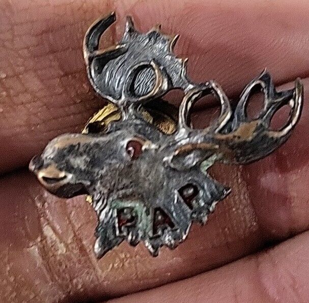 Rare ANTIQUE Loyal Order Of The Moose Pin PAP 1909