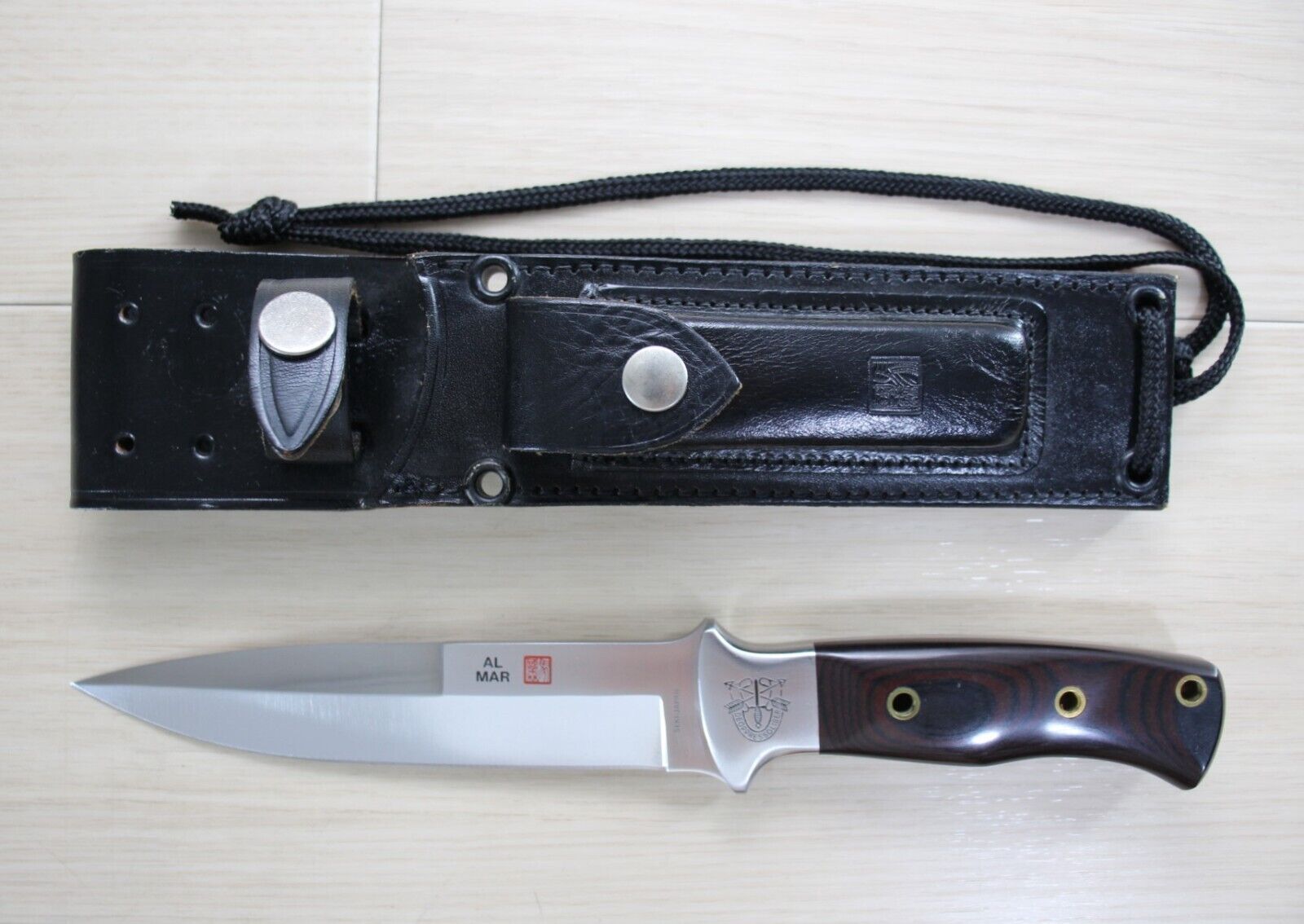 VINTAGE AL MAR  Model #3004  SERE ATTACK Knife , SEKI JAPAN  G60
