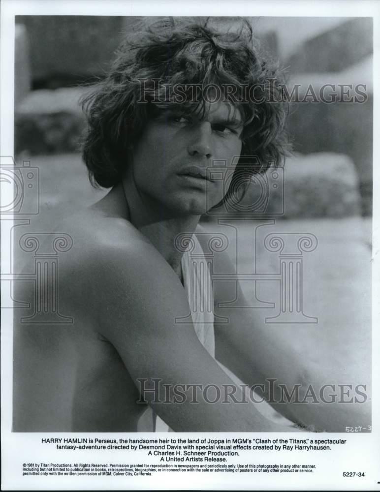 1981 Press Photo Actor Harry Hamlin stars as Perseus in \