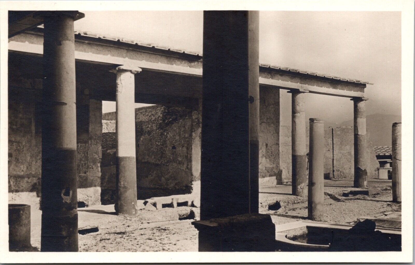 New Excavations House Of Pagno Proculo Peristyle Pompei Italy Postcard L66