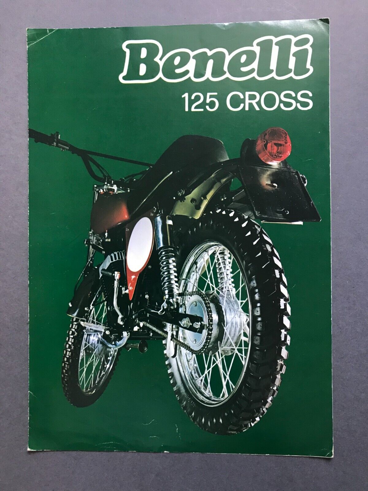 Vintage Benelli Two Stroke 125 Cross Motorcycle Sales Leaflet
