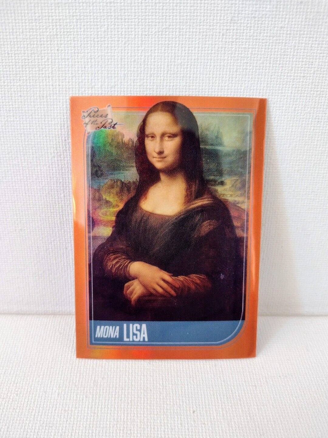 2021 Super Products Pieces Of The Past Mona Lisa Orange Foil