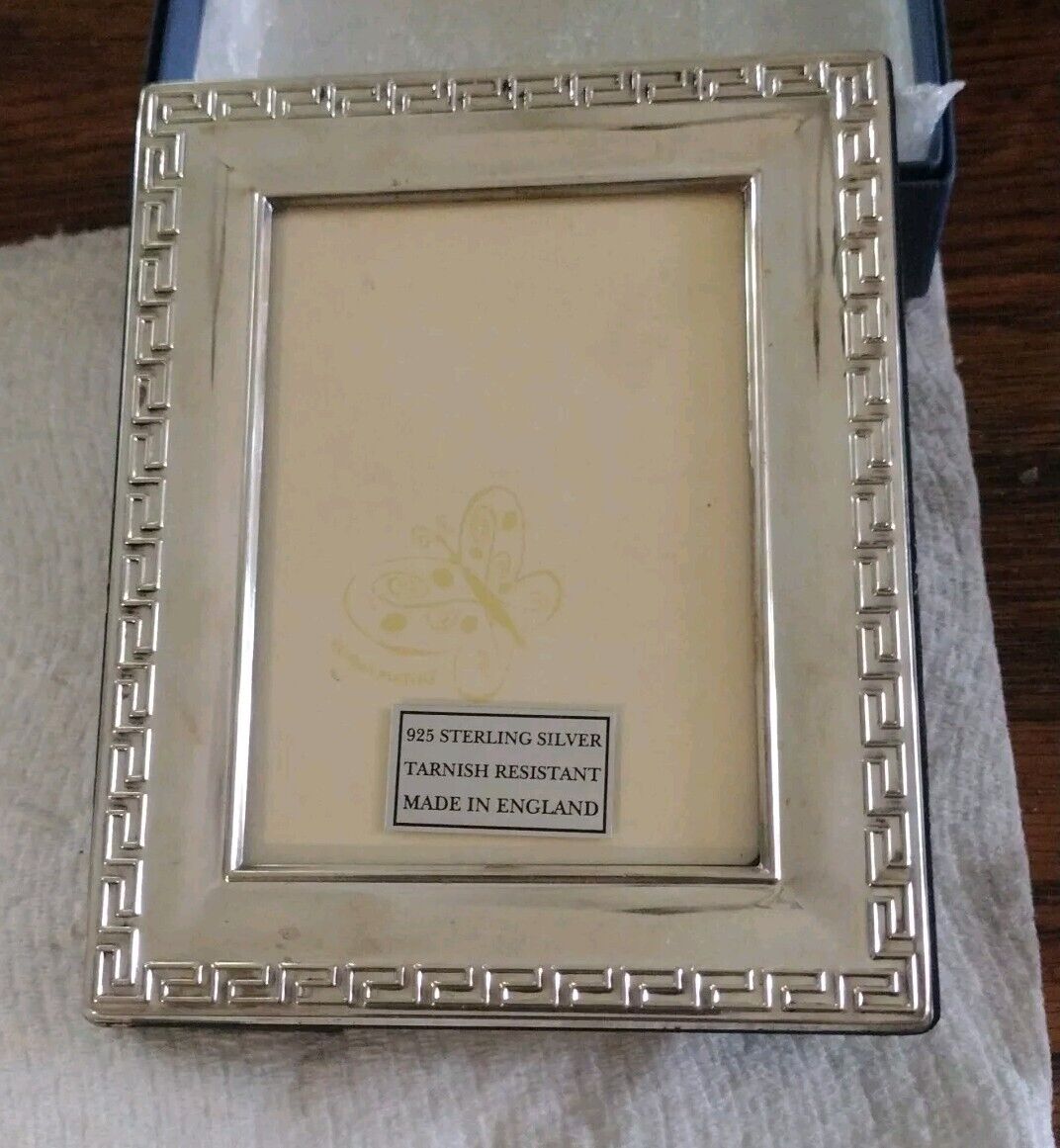 Carrs Sheffield sterling silver picture frame