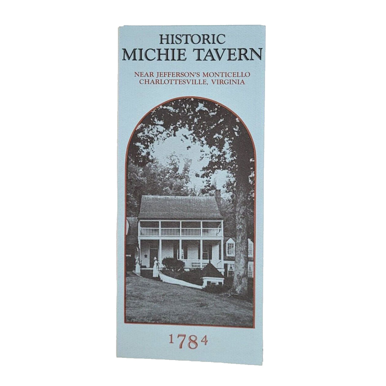 1988 Historic Michie Tavern Brochure Ad Charlottesville Virginia Wine Museum