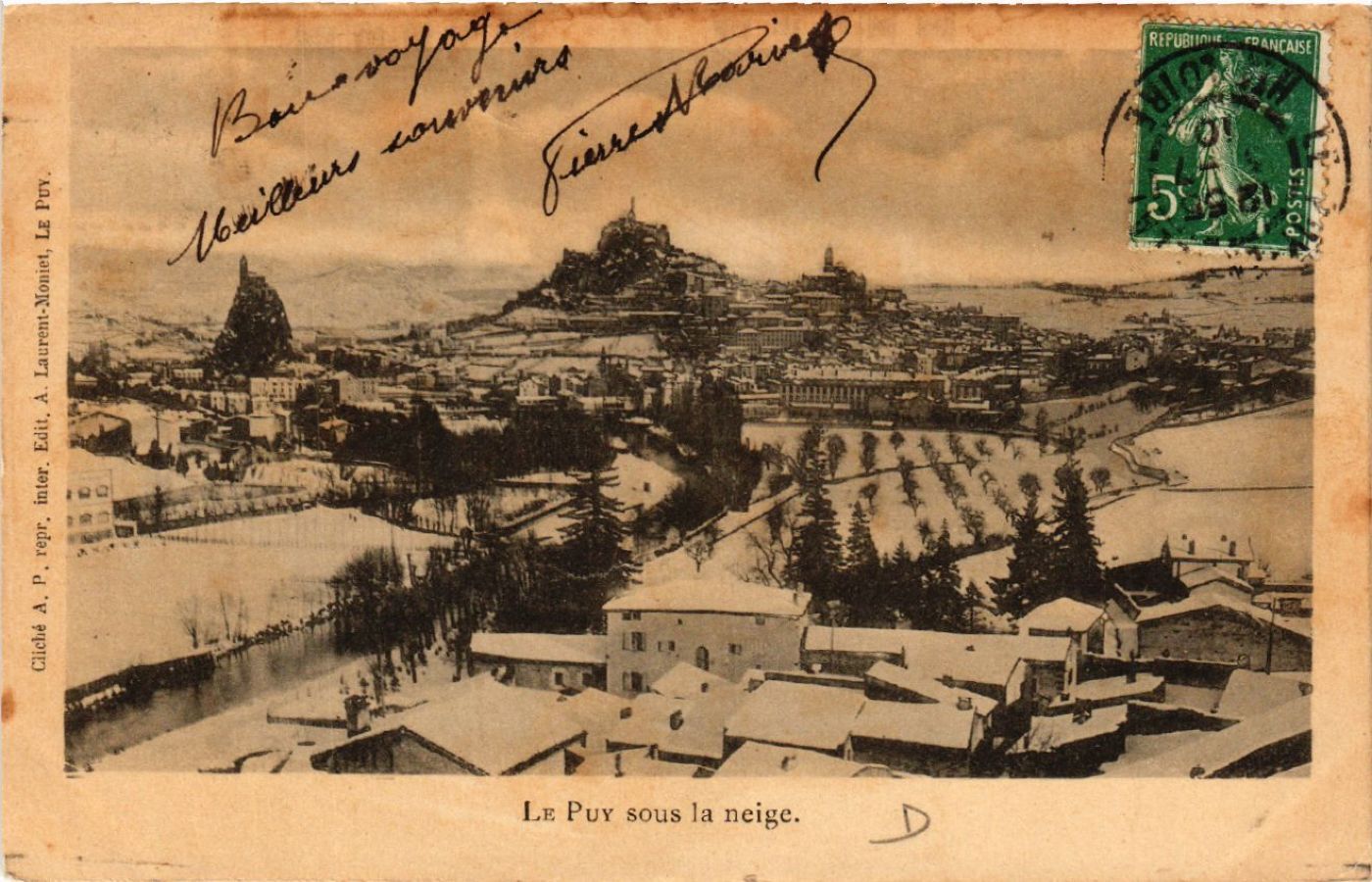 CPA Le PUY Under the Snow (588509)