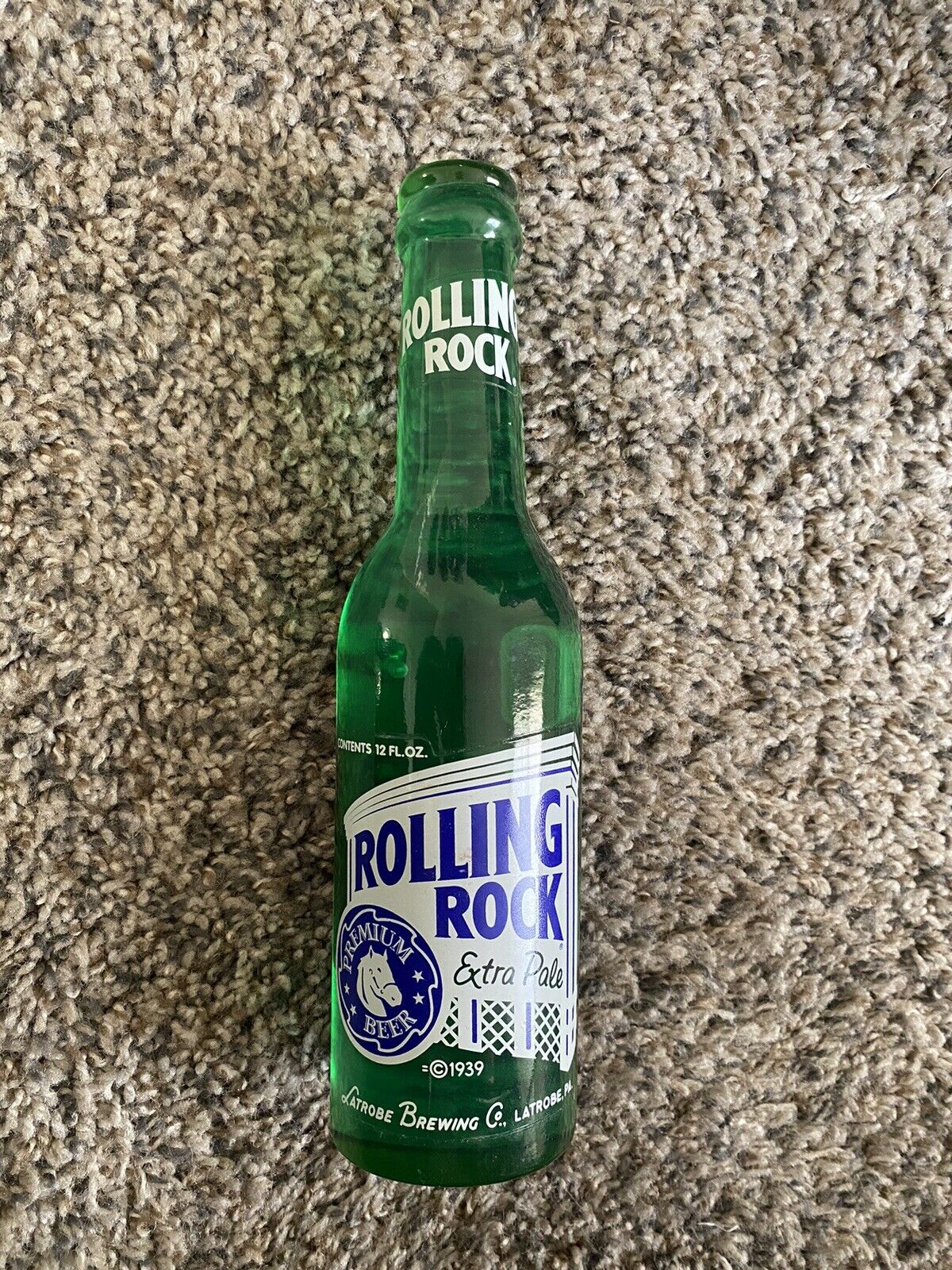 Rolling Rock Beer Lucite Fridge Handle