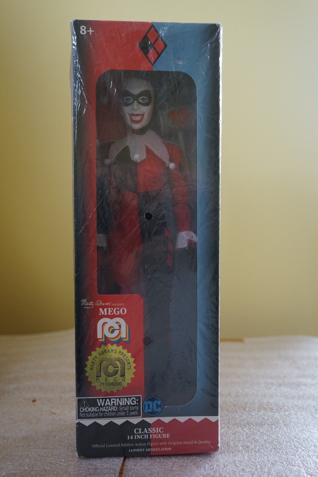 2018 DC Harley Quinn Marty Abrams Mego Limited Edition 7110/8000 14\