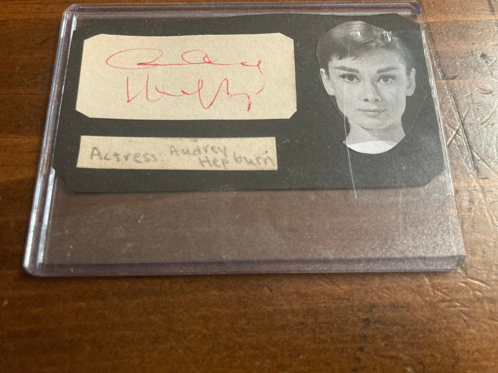 Audrey Hepburn Signed Autograph Signature 2.25x1\