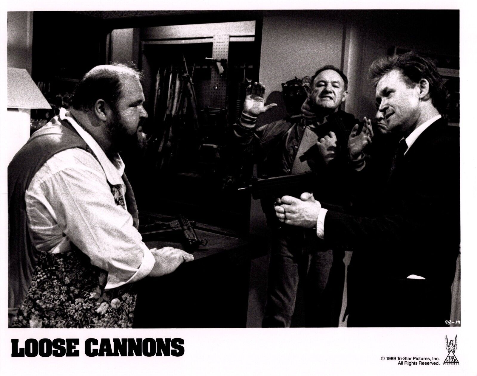 Gene Hackman + Dan Aykroyd in Loose Cannons (1989) 🎬⭐ Original Photo K 467