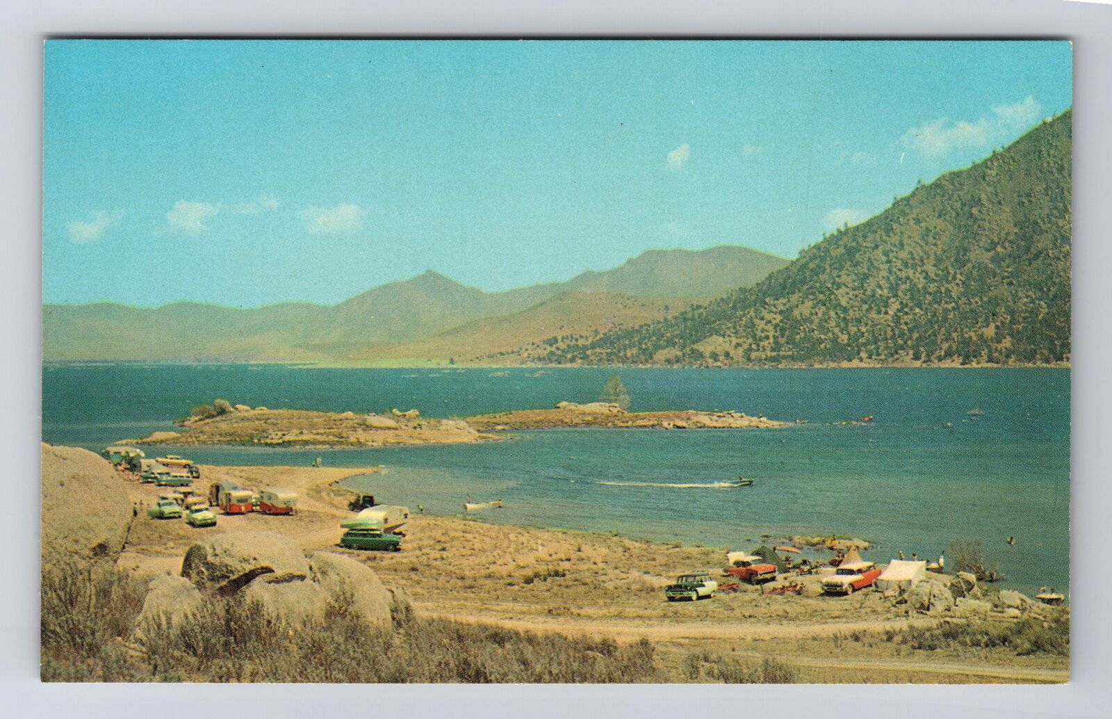Bakersfield CA-California, Isabella Lake, Antique, Vintage Postcard