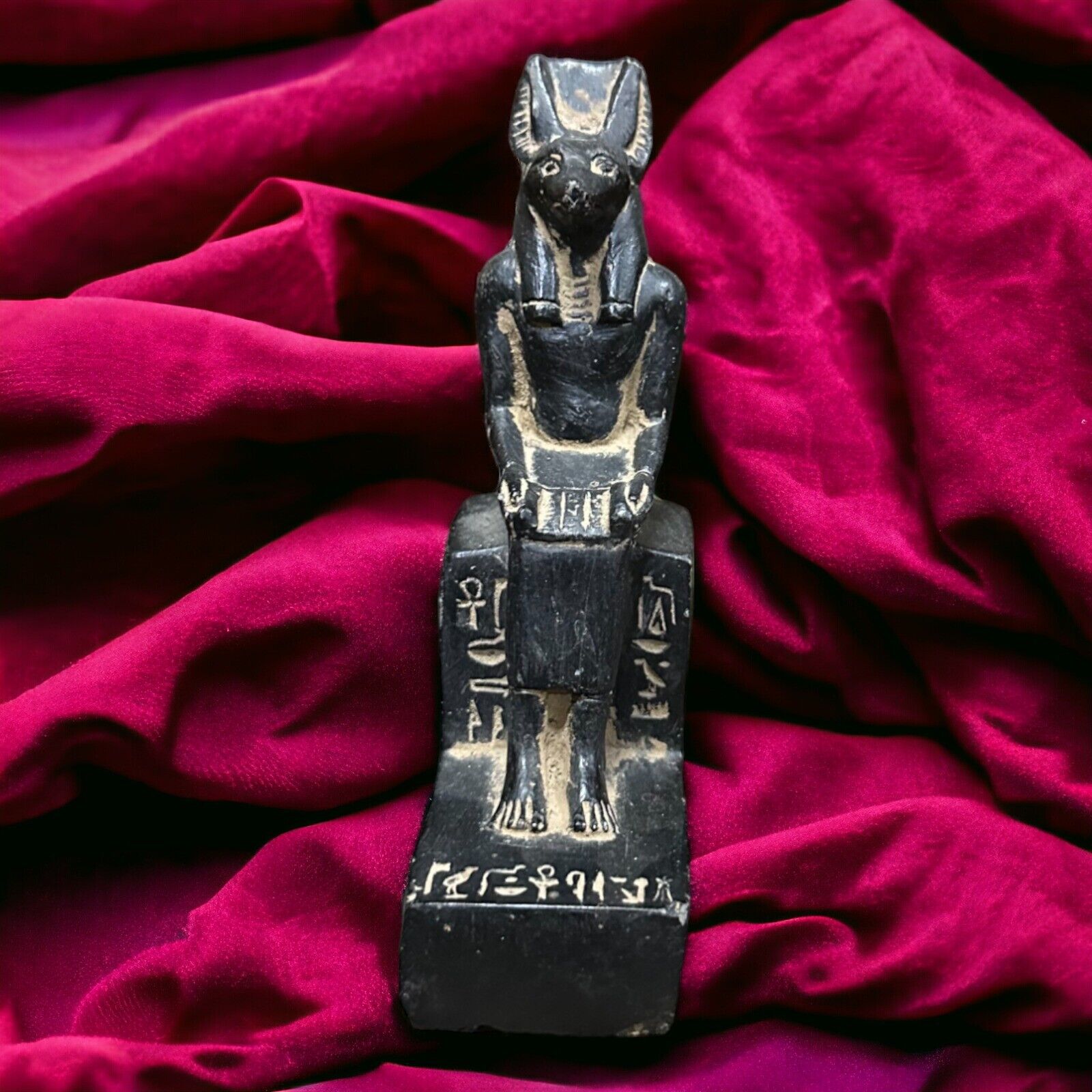 Ancient Egyptian Antiques Egyptian Anubis Head Jackal God of Pharaonic Rare BC