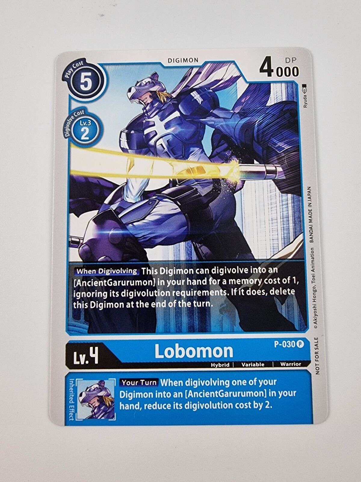 Digimon CCG - Lobomon - P-030 P Promo - Non Foil - Regular - UK SELLER