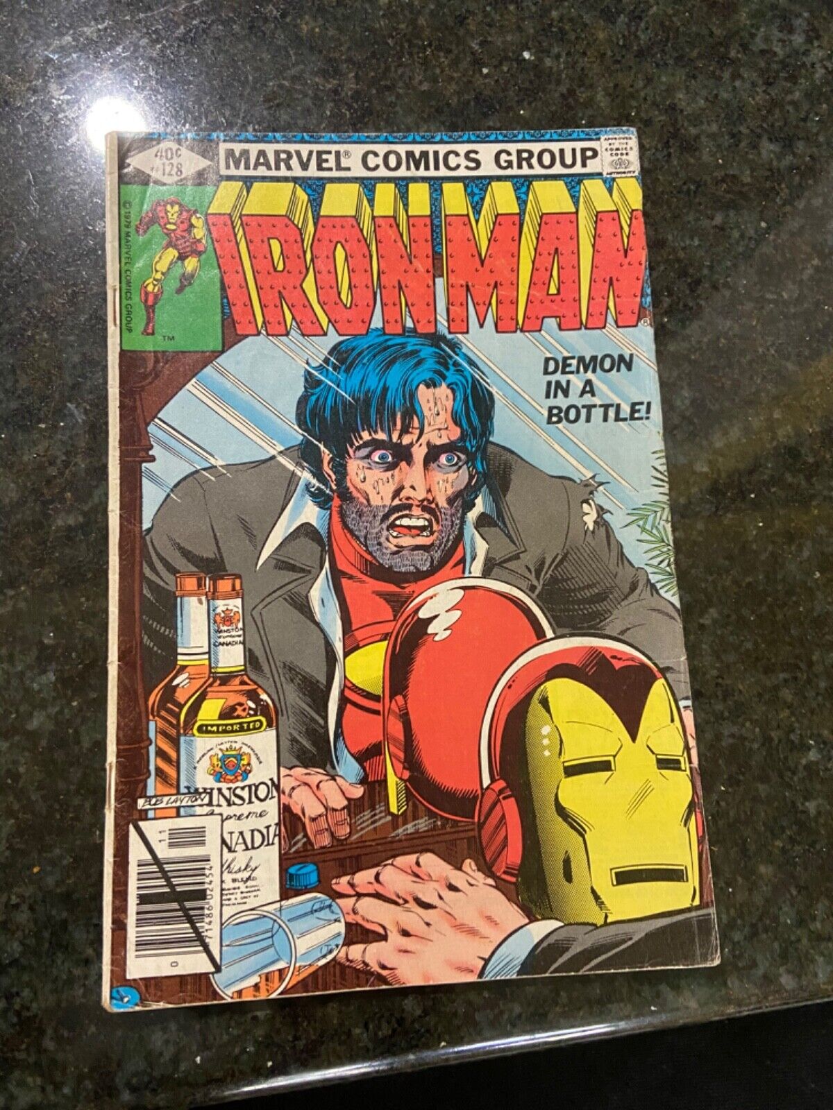 Iron Man #128, VG 4.0, Demon in a Bottle Alcoholism Issue