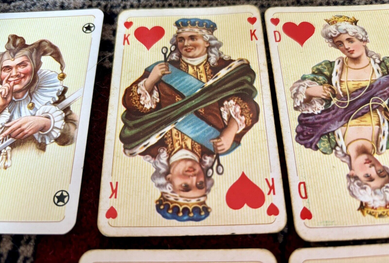 Antique German Deck Playing Cards RARE Strega Aunt Elza Heirloom  Dondorf