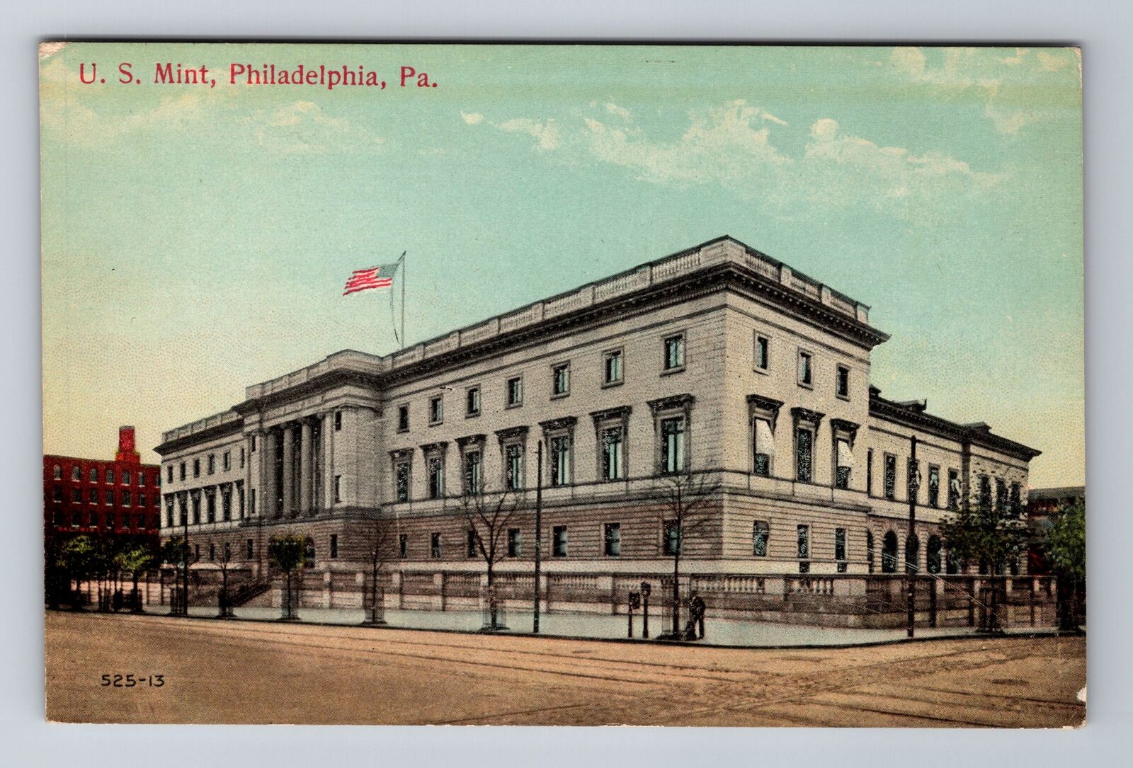 Philadelphia PA-Pennsylvania, U.S. Mint, Antique Vintage Souvenir Postcard