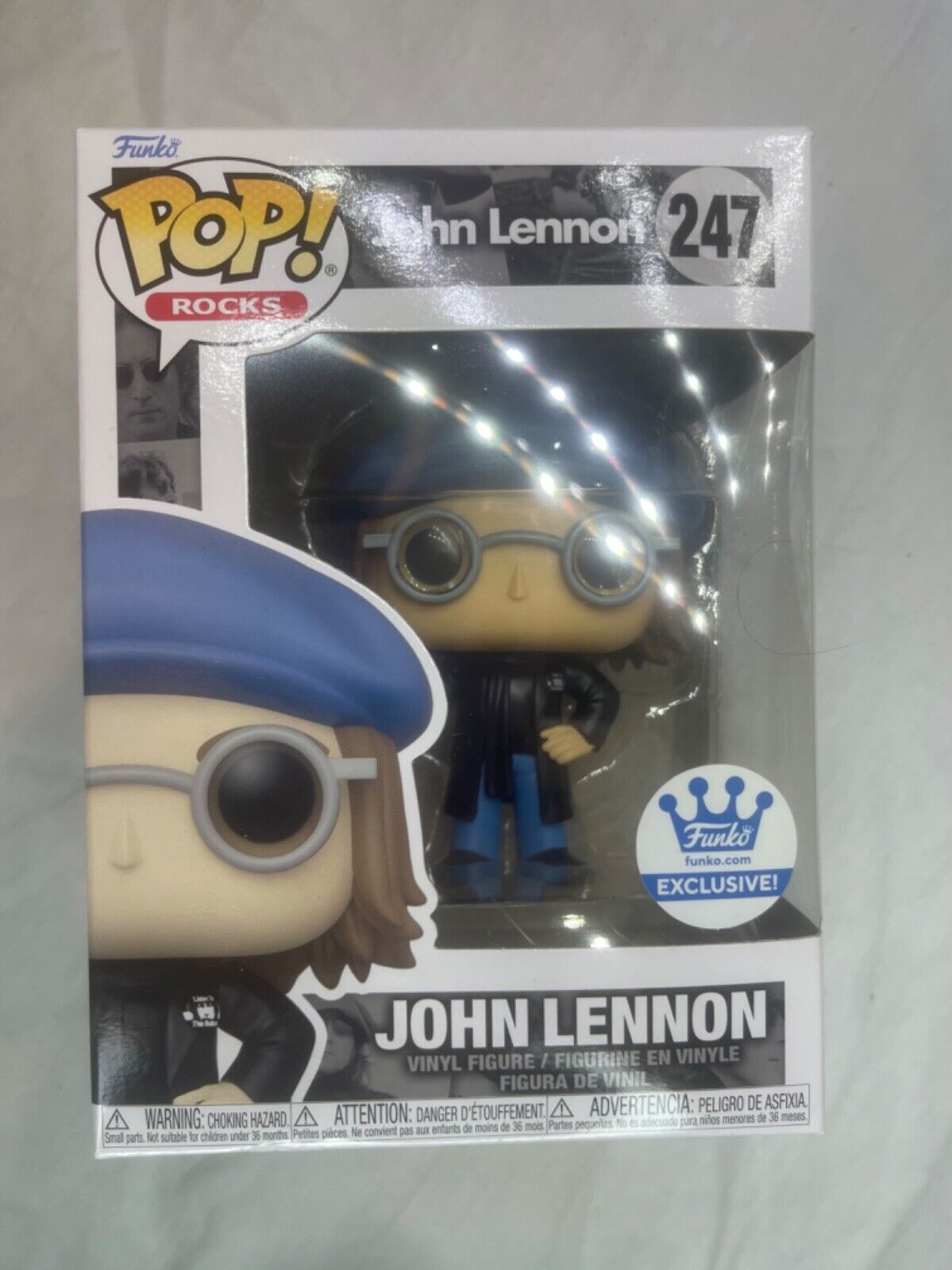 Funko Pop John Lennon #247 Walmart Exclusive Rocks NIB
