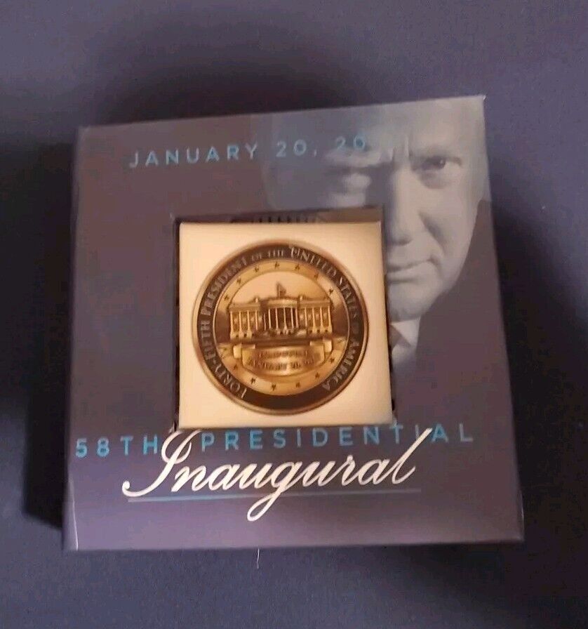 President  Donald Inaguration 2020. New and Rare Challenge coin in a box.