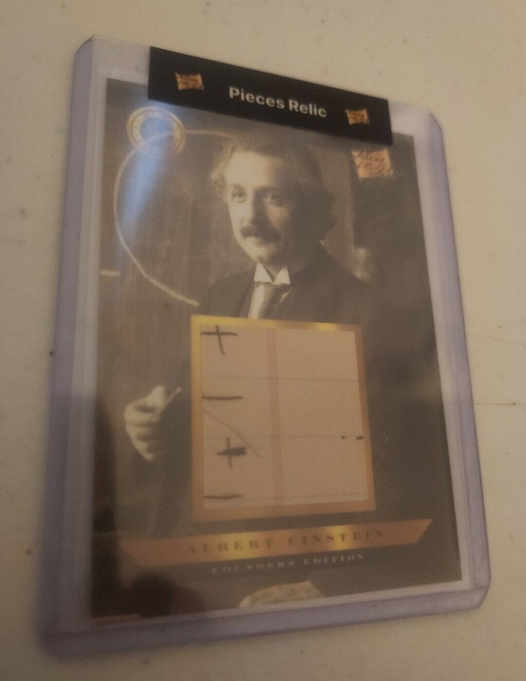 2023 PIECES OF THE PAST FOUNDERS EDITION ALBERT EINSTEIN RELIC CARD 