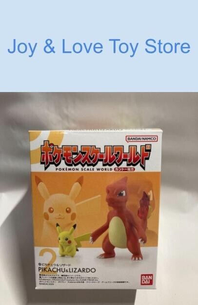Bandai Pokemon Scale World Kanto Vol 1 Pikachu & Charmeleon Figure Japan Import