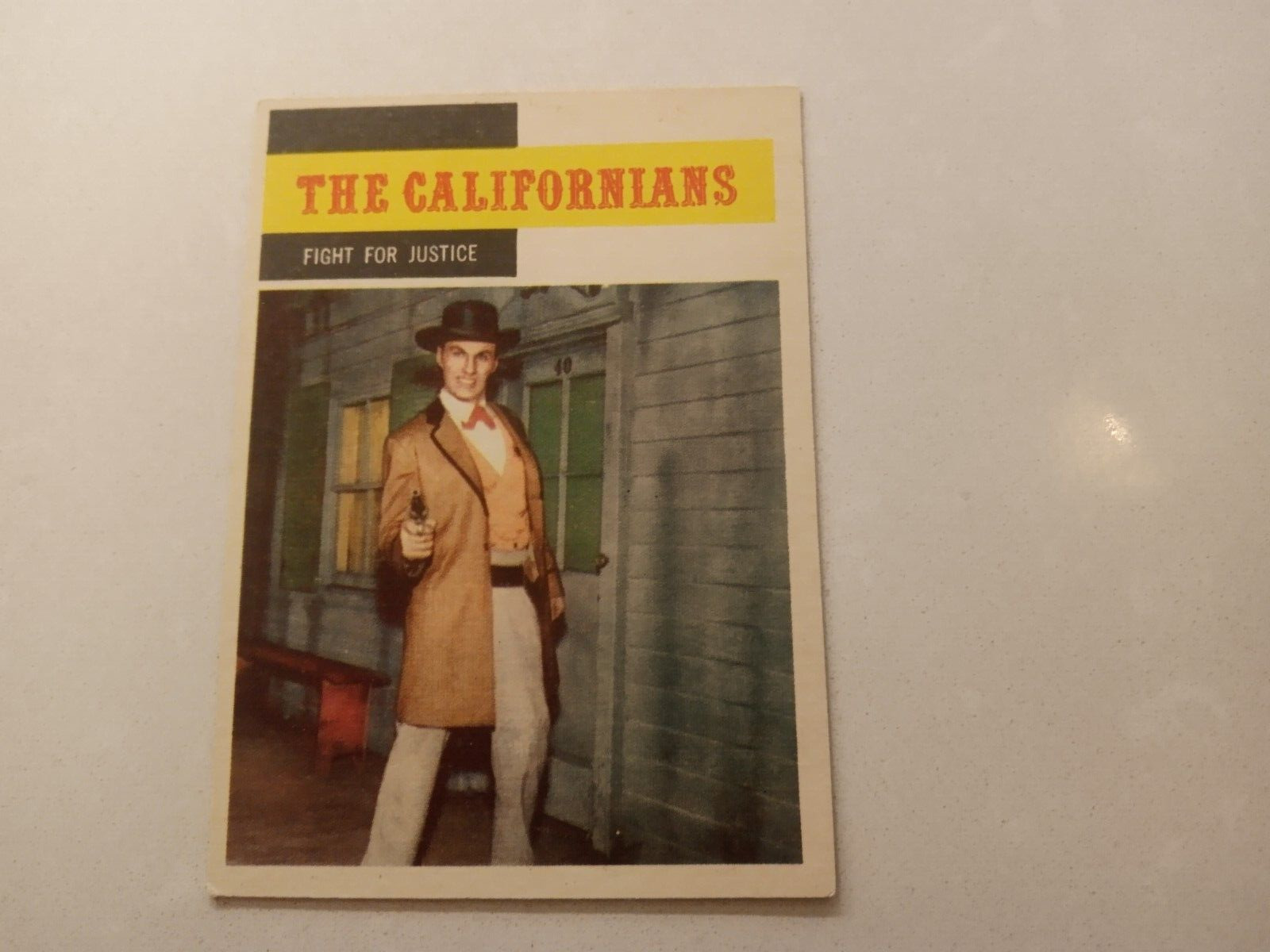 1958 The Californians Western TV Topps Vintage Card 70 Fight For Justice