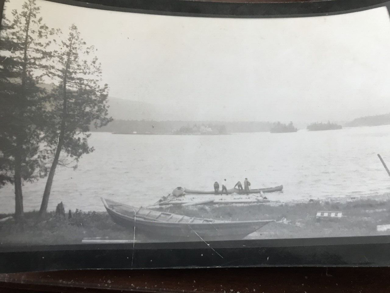 Vintage Outrigger Canoe photo A763