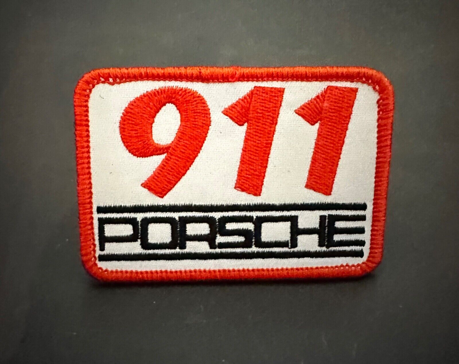FABULOUS PORSCHE 911 EMBROIDERED IRON-ON PATCH...