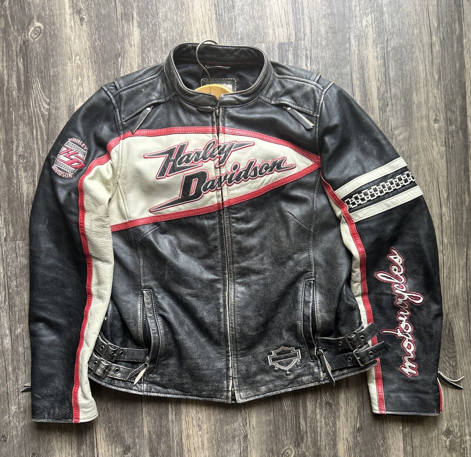 leather harley davidson jacket M