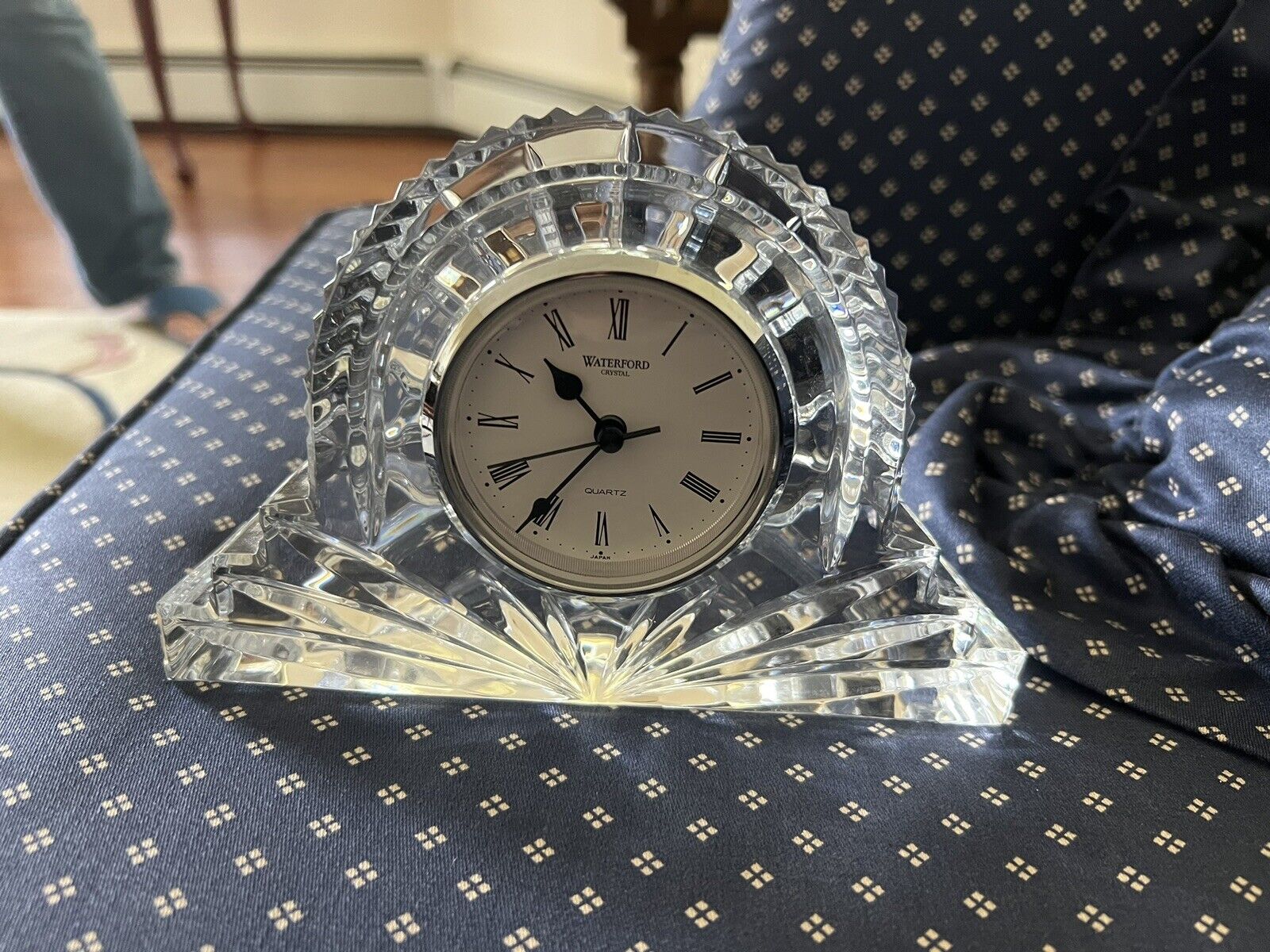 Waterford Crystal Small Mantle Style Clock Made in Ireland