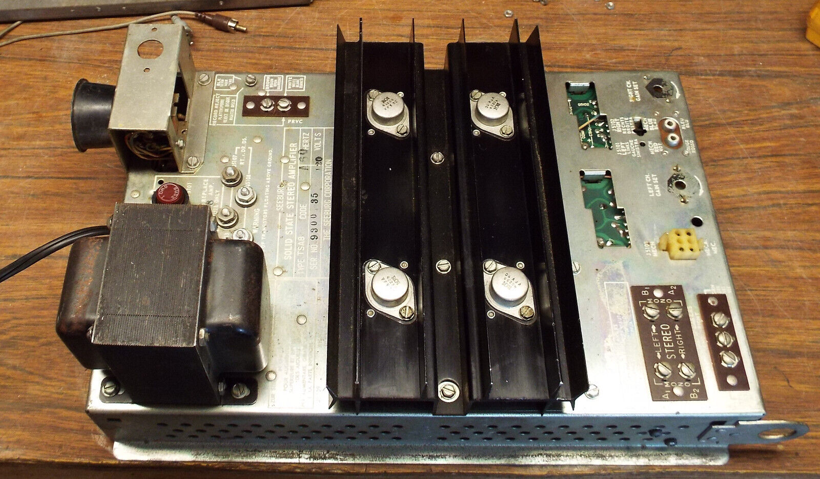 Refurbished Seeburg TSA8 Amplifier 1970 LS3