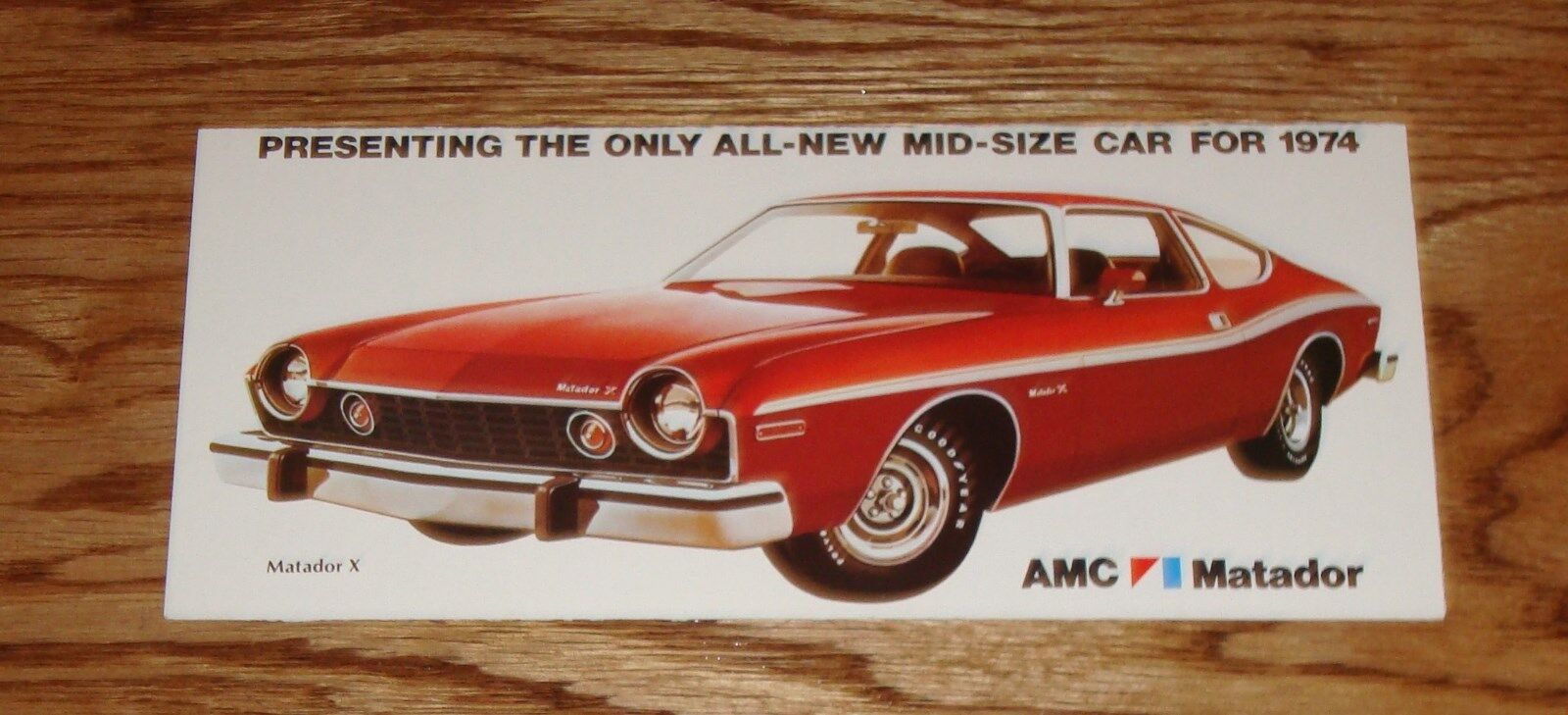 Original 1974 American Motors Matador Foldout Sales Brochure 74 AMC
