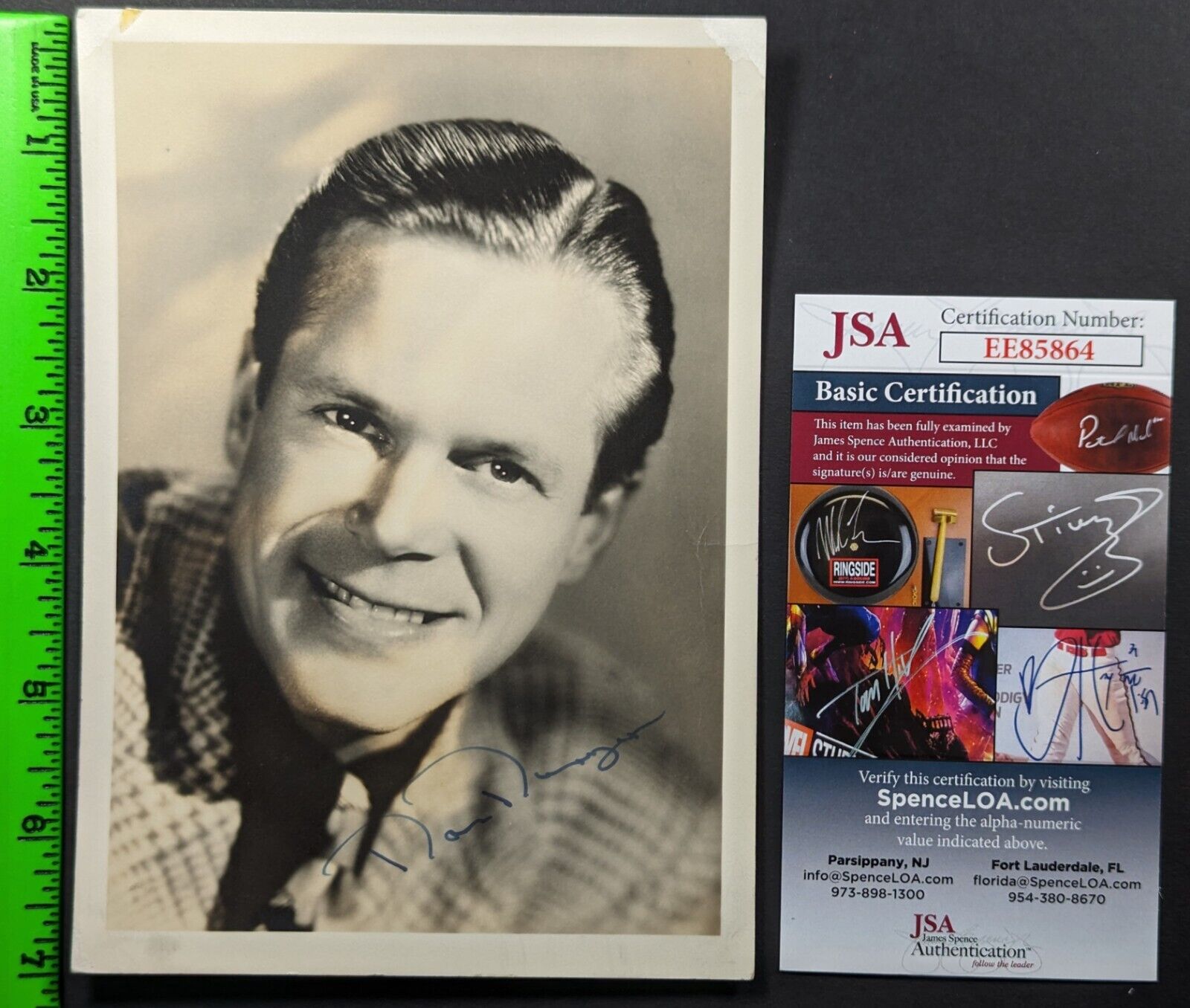 Dan Duryea 1948 Actor Signed Autograph Original Photo JSA Authenticated
