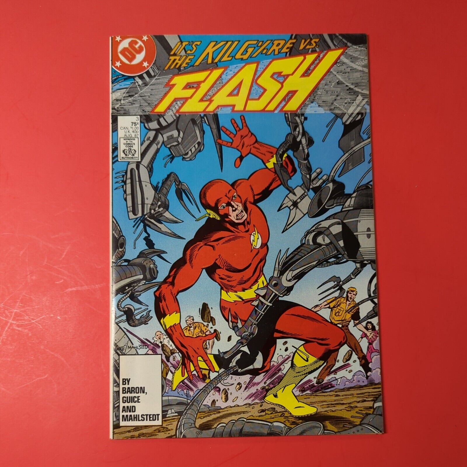 Flash #3 Aug 1987 DC Comic - It’s the Kilg%re 1st Appearance Kilgore (L1)
