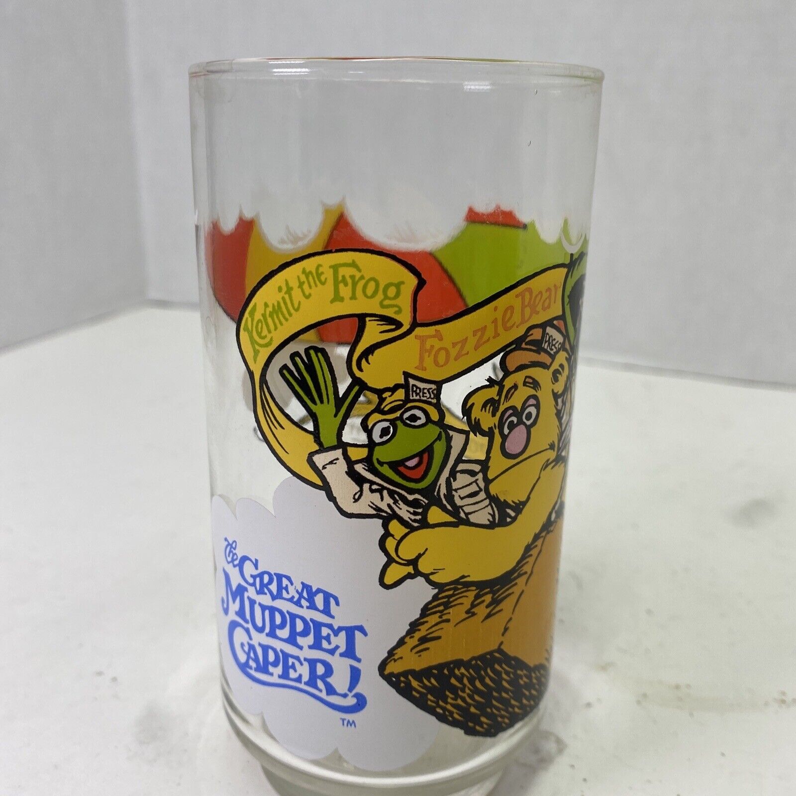 Vintage The Great Muppet Caper McDonalds Drinking Glass 1981 Excellent Condition