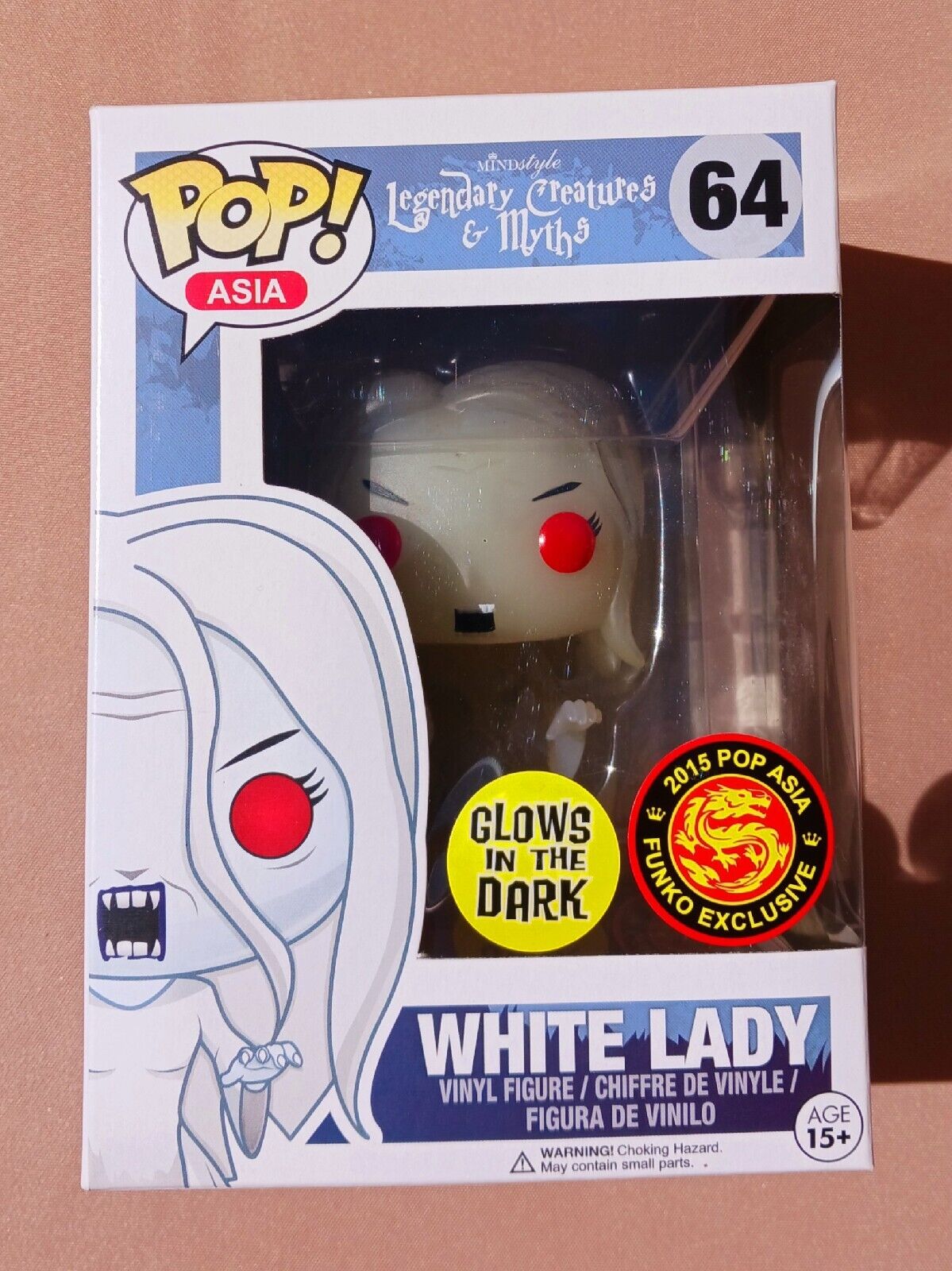 Funko Pop Asia Legendary Creatures & Myths White Lady #64 Glow in the Dark