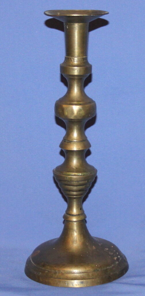 Antique Victorian Bronze Candle Holder Candlestick