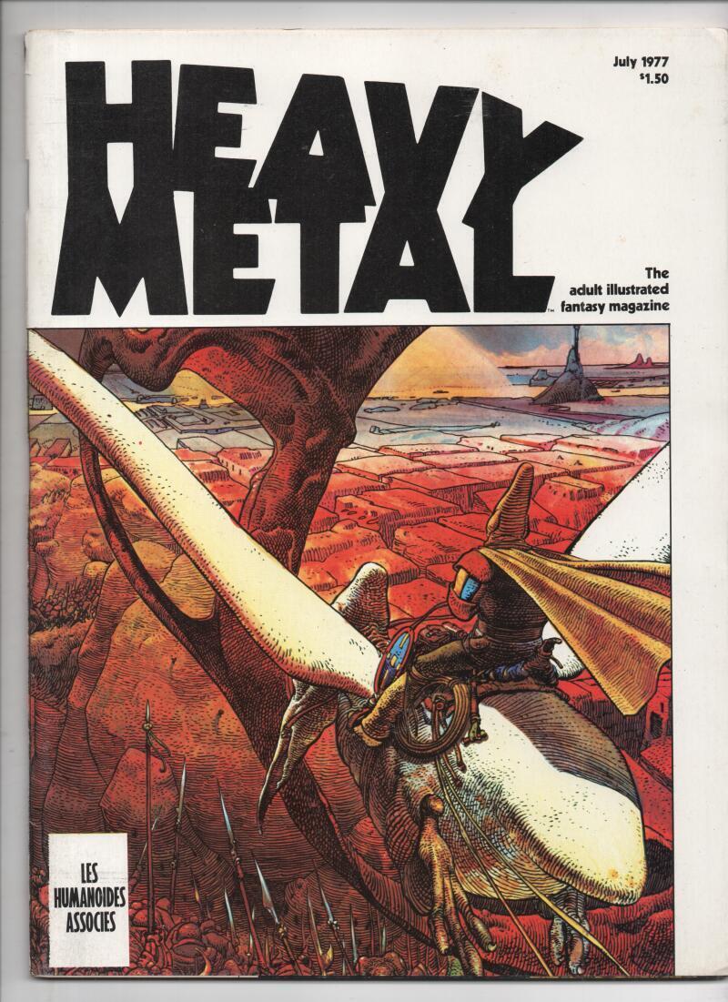 HEAVY METAL #4, VF, July 1977, Arzach, Richard Corben, Moebius, Bode