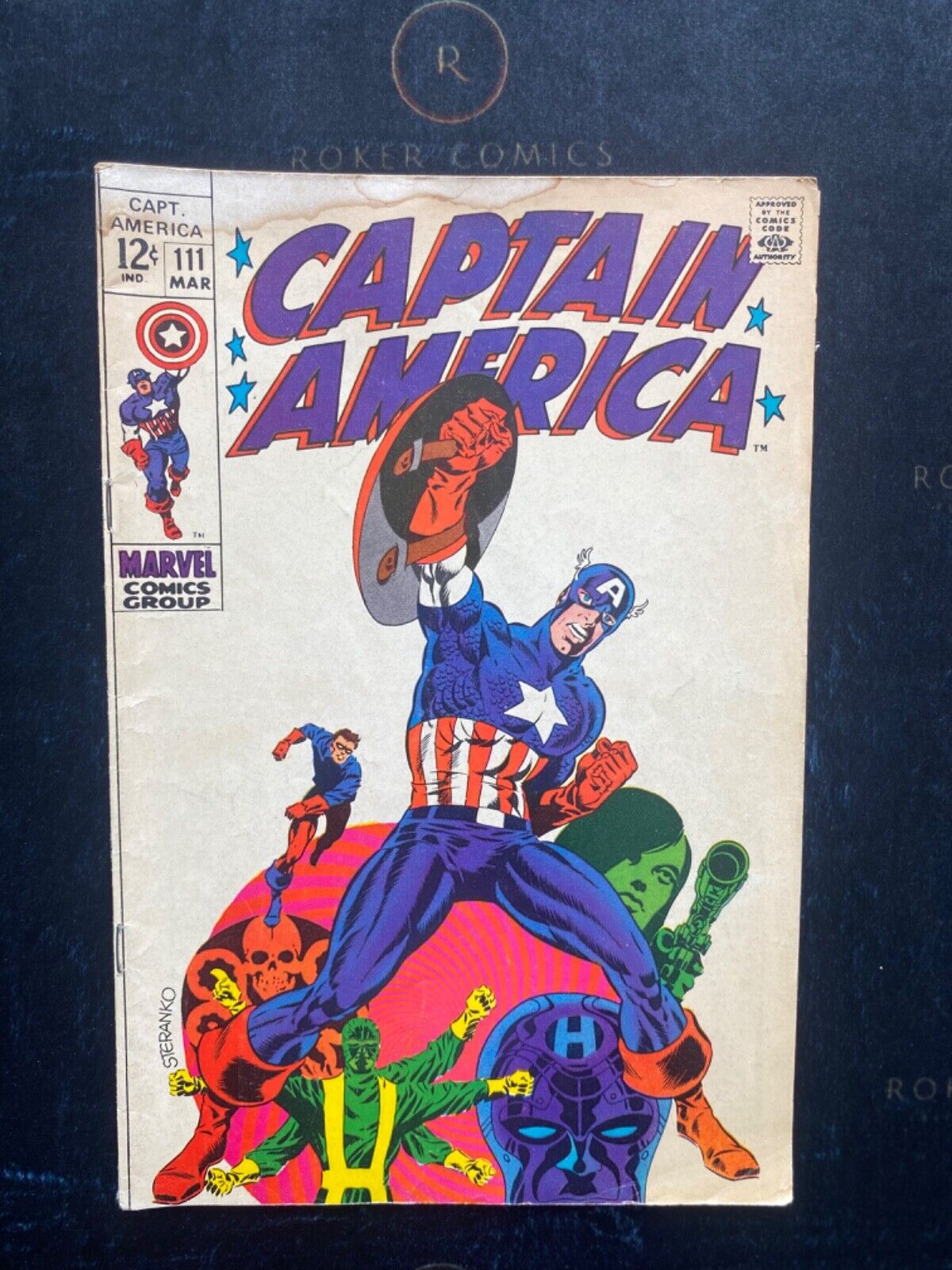 Captain America #111 Marvel 1969 Jim Steranko GD/VG  Silver Age Comic
