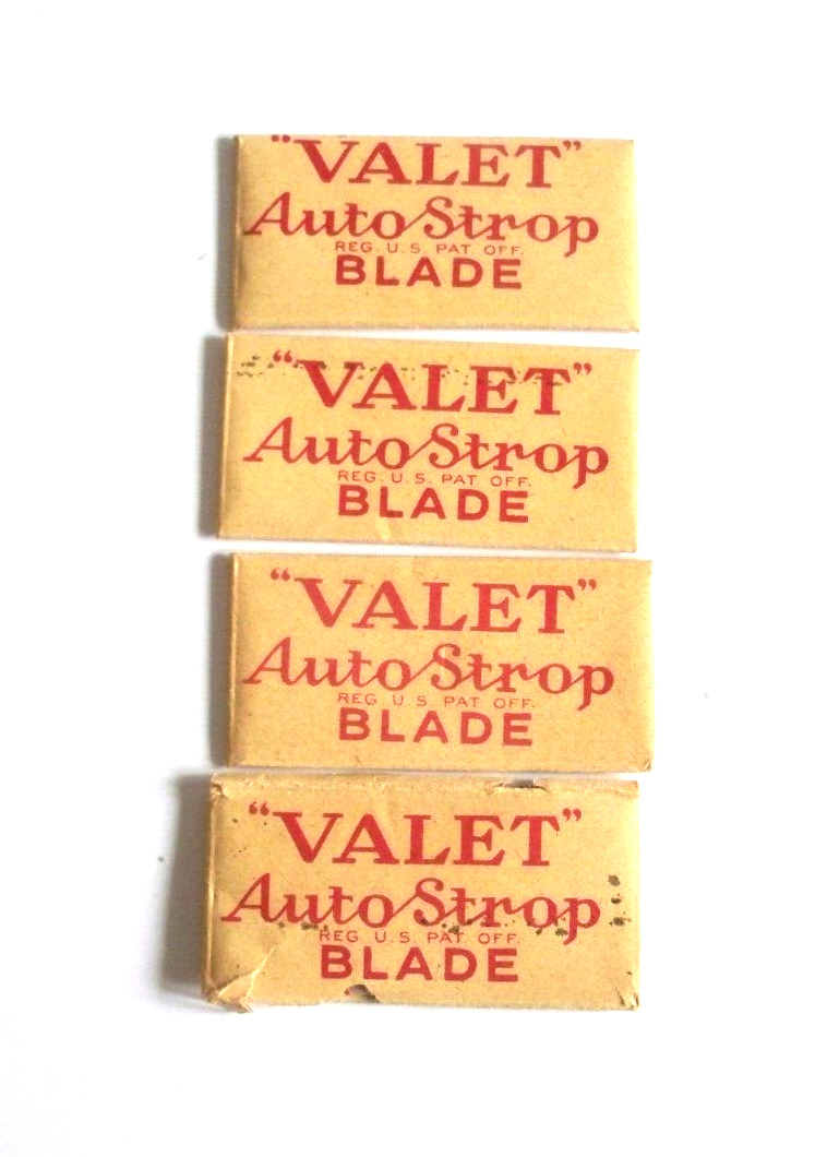 Vintage 4 Valet  Auto Strop  Razor Blades New