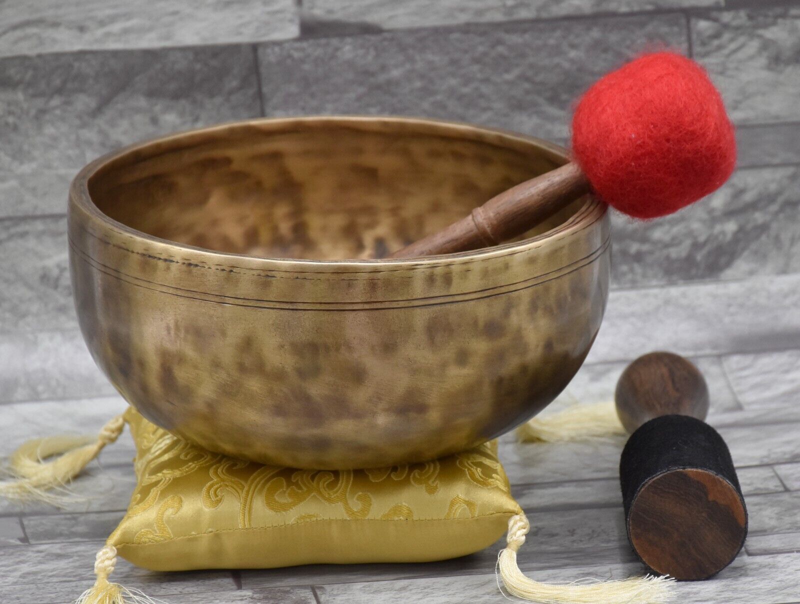 8 inch Thick Lingam Bowl-Tibetan Lingam Bowl-Sound Therapy Lingam Bowl-Yoga Bowl