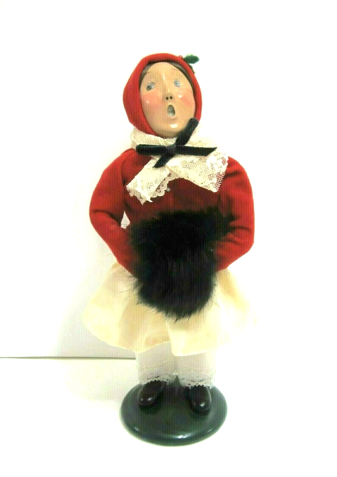 Byers Choice Victorian Girl 1994 With Hand Muff Signed 30/112